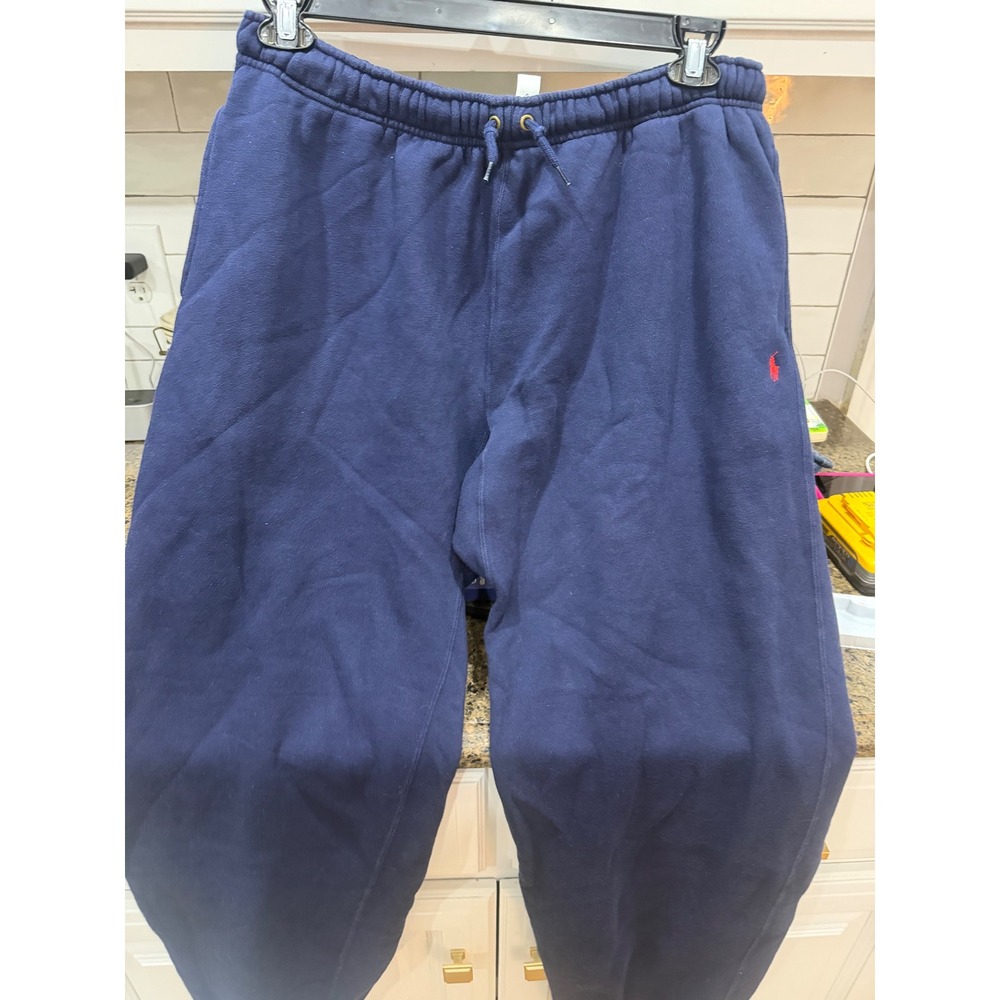 Polo Ralph Lauren Navy Blue Sweatpants Joggers Pony Logo Men's Medium